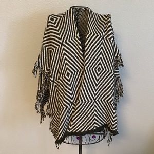 Mohair Wool Blend Poncho